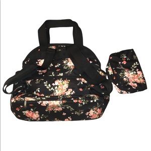 LeSportSac Double Trouble Backpack with matching makeup bag. Very rare.